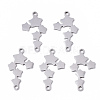 Tarnish Resistant 201 Stainless Steel Links Connectors STAS-N091-72-1