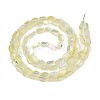 Electroplate Glass Beads Strands EGLA-S188-12-B03-2