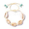 Adjustable Braided Bead Bracelets BJEW-JB05310-M-2