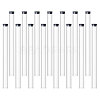 Acrylic Incense Storage Tube with Black Cap for Incense Sticks AJEW-WH0561-31-1