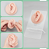 2Pcs Soft Silicone Ear Displays Mould for Earring Display ODIS-NB0001-39-3