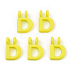 Rack Plating Spray Painted Alloy 2-Loop Link Pendants PALLOY-N176-01D-1