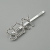 Word SEXY Alloy Rhinestone Hair Bobby Pins FIND-WH0152-34E-S-1