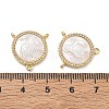 Brass Micro Pave Clear Cubic Zirconia Chandelier Component Links CU-CBA5585-03G-01-3