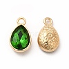 Faceted Glass Rhinestone Pendants GLAA-I051-A08-1