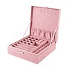 Velvet & Wood Jewelry Boxes VBOX-I001-03B-3
