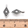 Tibetan Style Alloy Pendants TIBE-N015-02AS-3