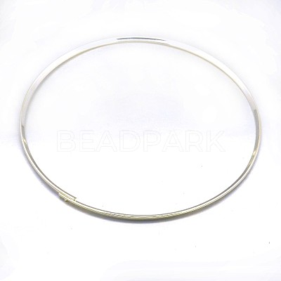 Brass Choker Collar Necklace Making BJEW-F132-02-1