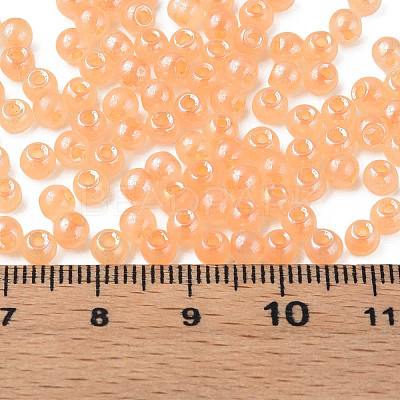 6/0 Imitation Jade Glass Seed Beads X1-SEED-N004-006-24-1