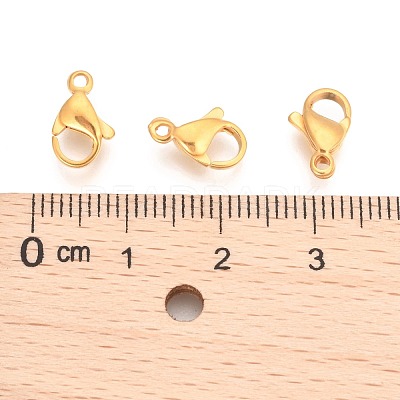 304 Stainless Steel Lobster Claw Clasps STAS-T040-PJ212-11-1