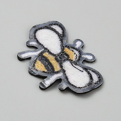 Polyester Embroider Thread Iron on Sew On Patches PATC-WH0023-04A-1