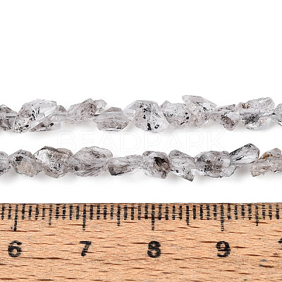 Natural Herkimer Diamond Beads Strands G-T144-B08-01-1