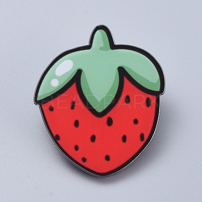 Acrylic Safety Brooches JEWB-D006-C04-1