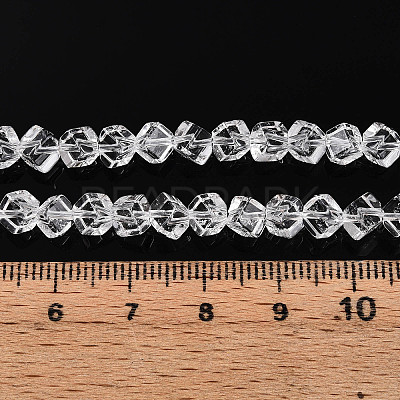 Natural Quartz Crystal Beads Strands G-N347-04-1