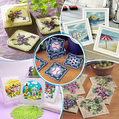 Cotton & Polyester Bookmarks for Cross Stitch Making DIY-WH0558-10-1