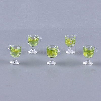 Resin Cup Pendants X-CRES-S359-11A-1
