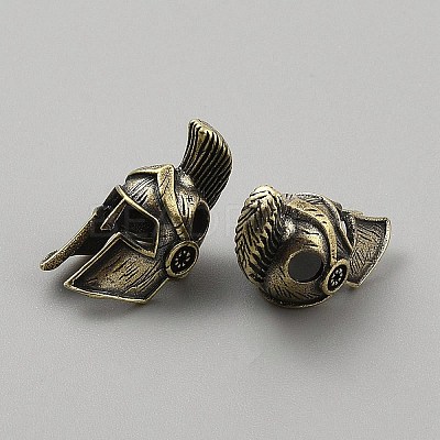Helmet Brass Beads FIND-WH0436-82A-1
