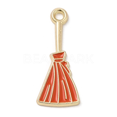 Halloween Alloy Enamel Pendants ENAM-D059-01B-G-1
