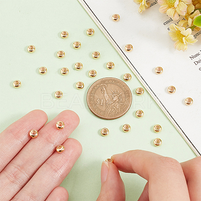 30Pcs Brass Beads KK-BC0012-62-1