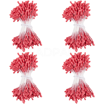 Gypsum with Cotton Cord Artificial Flower Core DIY-WH20007-36A-08-1