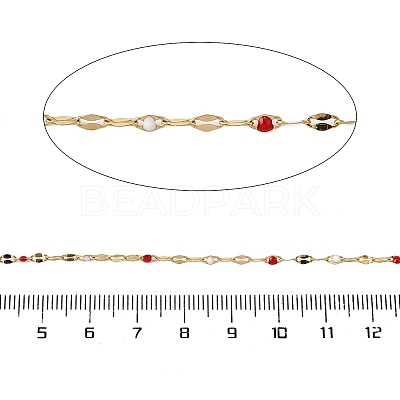 304 Stainless Steel Dapped Chains CHS-H036-01G-12-1