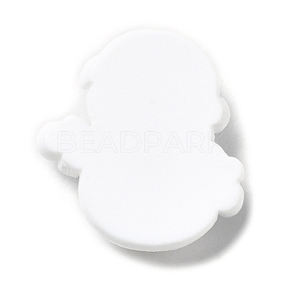 Christmas Theme Opaque Resin Cabochons X-RESI-E043-01G-1
