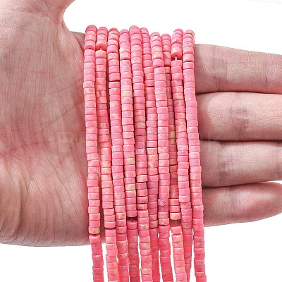 Dyed Synthetic Imperial Jasper Beads Strands G-Z089-A03-I-1