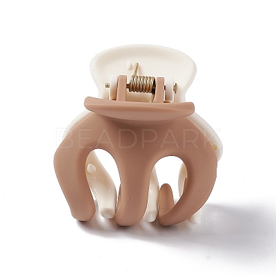 Two Tone Plastic Claw Hair Clips PHAR-F015-01D-1