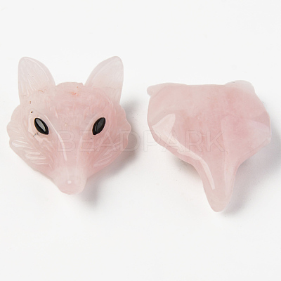 Natural Rose Quartz Pendants G-R478-005J-1