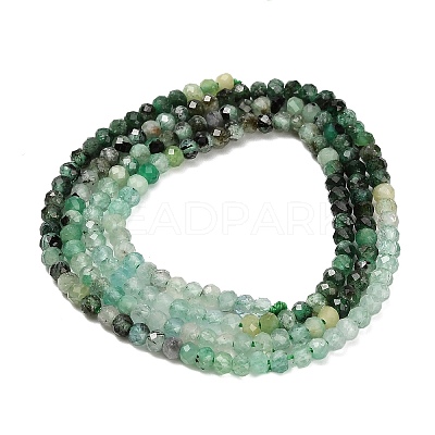Natural Emerald Beads Strands G-Z106-A02-2mm-1