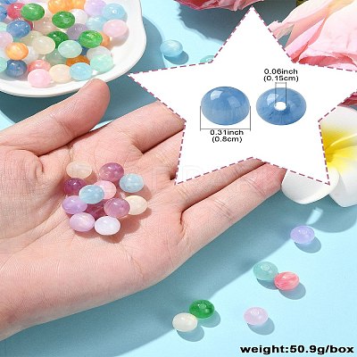 100Pcs 11 Colors Resin Imitation Cat Eye Beads FIND-CJ0003-15-1