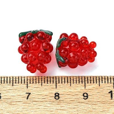 Handmade Lampwork Beads LAMP-WH0012-02E-1