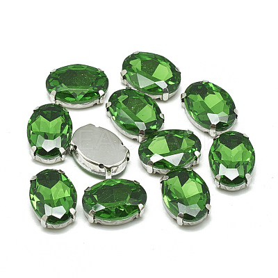 Sew on Rhinestone RGLA-T091-13x18mm-20P-1