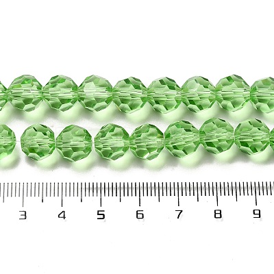 Transparent Glass Beads EGLA-A035-T10mm-D09-1
