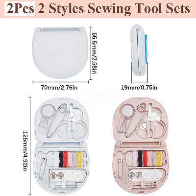 2Pcs 2 Styles Sewing Tool Sets DIY-SC0025-79A-1