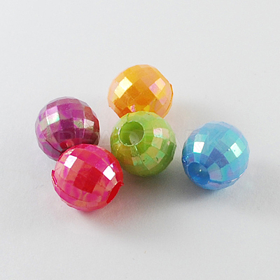Opaque Acrylic Beads SACR-R697-M58-1