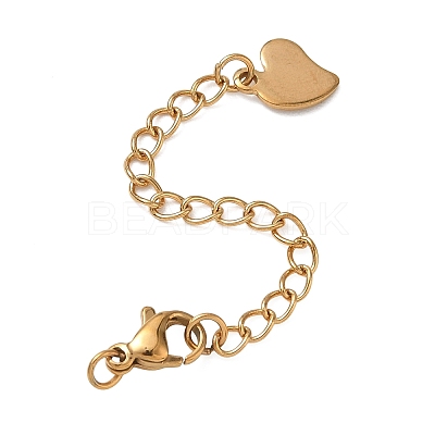 201 Stainless Steel Curb Chain Extender SA-CBA0FDA-01G-24-1