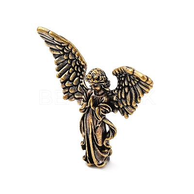 Brass Jesus Angel Display Decorations KK-D370-08AG-1