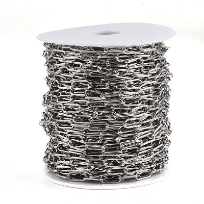 Unwelded Iron Paperclip Chains CH-S125-09A-P-1