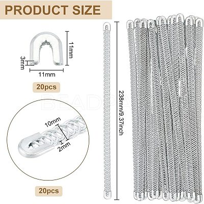 20Pcs Iron Boning FIND-BC0013-86A-1