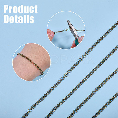 10M Iron Rolo Chains CH-CA0001-04-1