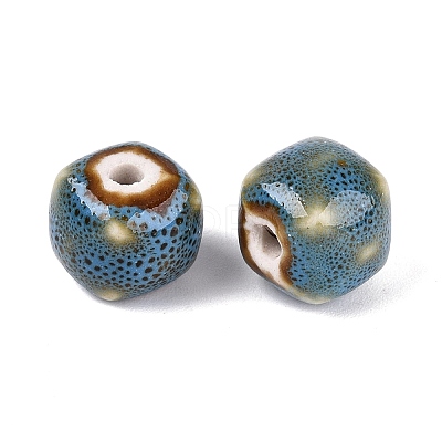 Vintage Handmade Porcelain Beads PORC-N013-18-08-1
