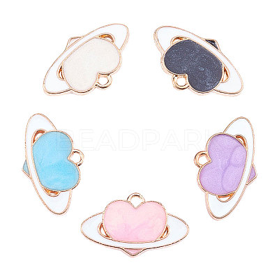 Alloy Enamel Pendants PALLOY-CJ0001-05-1