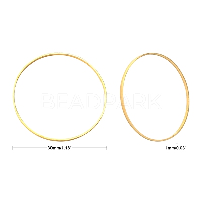 Brass Linking Rings X-EC18730MM-G-1