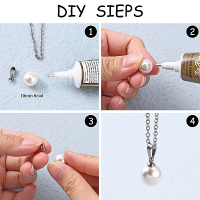 Tarnish Resistant 201 Stainless Steel Peg Bails Pendants X-STAS-E031-1-1