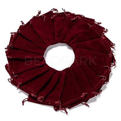 Rectangle Velvet Pouches X-TP-R002-10x12-02-1