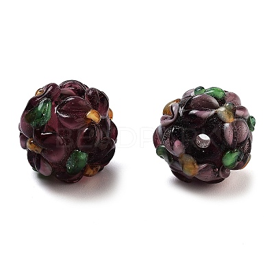 Handmade Lampwork Beads Strands LAMP-N021-015A-11-1