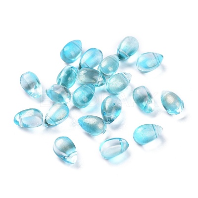 Transparent Glass Charms X-GGLA-M004-05B-02-1