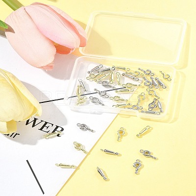 40Pcs 4 Styles Alloy Pendants FIND-FS0004-17-1
