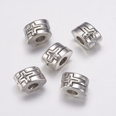 Alloy European Beads E465-S-1